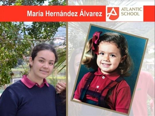 La alumna de Atlantic Schools María Hernández Álvarez mejor expediente EBAU en Ciencias